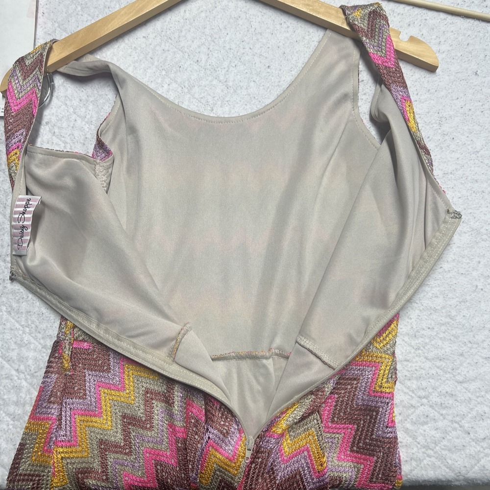 Daisy Shoppe Women's Dress Multi Color Size M Medium 1/2 Zip - Picture 4 of 5